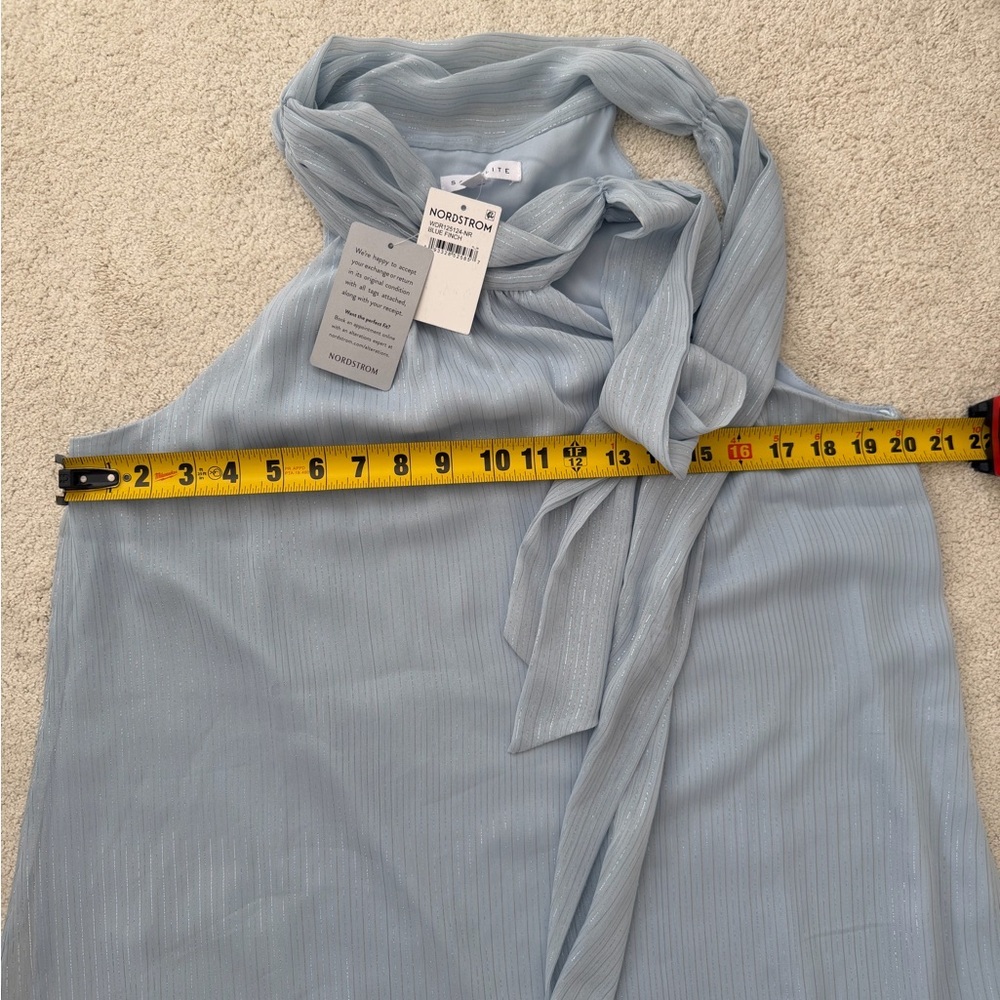 Nordstrom Socialite Neck Tie Halter Minidress NWT. Large - Picture 9 of 11